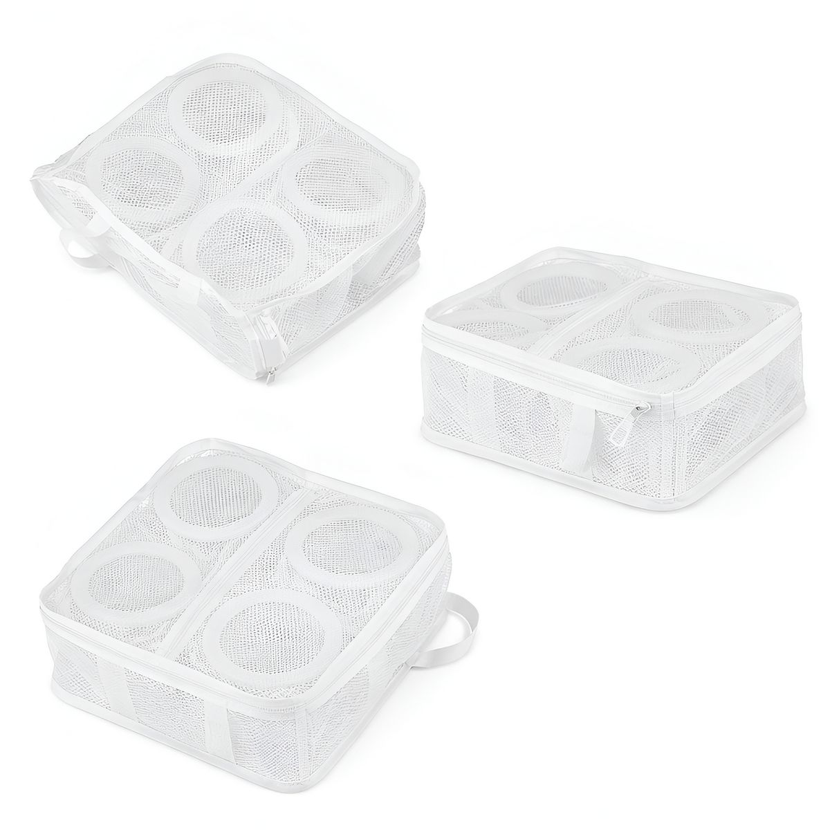 GENERICO - Bolsa De Lavado Para Tenis Malla Protectora Lavadora Mediana