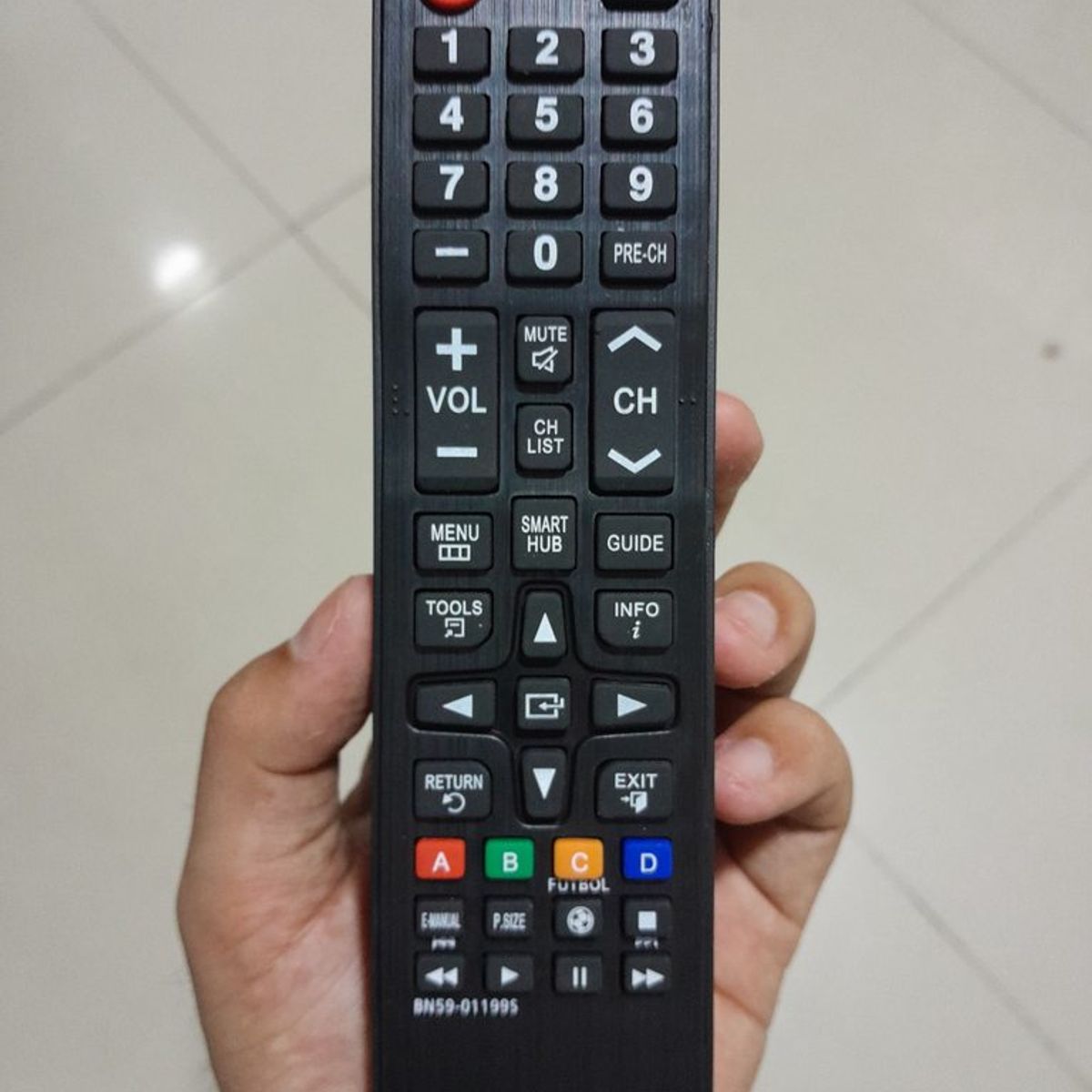 GENERICO - CONTROL REMOTO UNIVERSAL PARA TV SAMSUNG MODELO BN59-01199S, REPUESTO