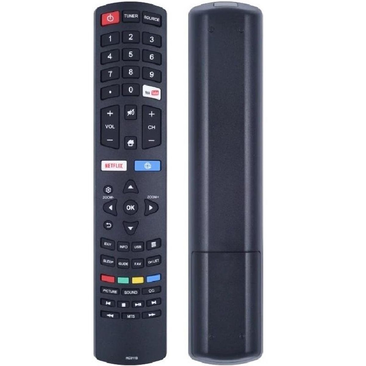 GENERICO - CONTROL PARA TV OLIMPO, TCL, HYUNDAI, KALLEY, RC311S, SMART TV