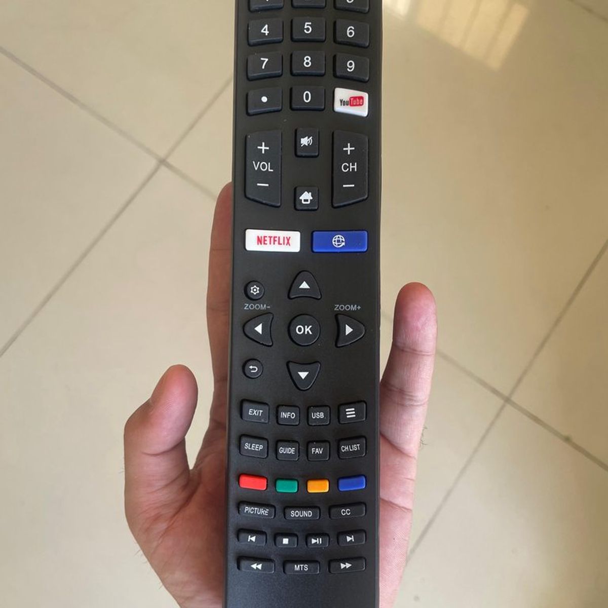 GENERICO - CONTROL PARA TV OLIMPO, TCL, HYUNDAI, KALLEY, RC311S, SMART TV