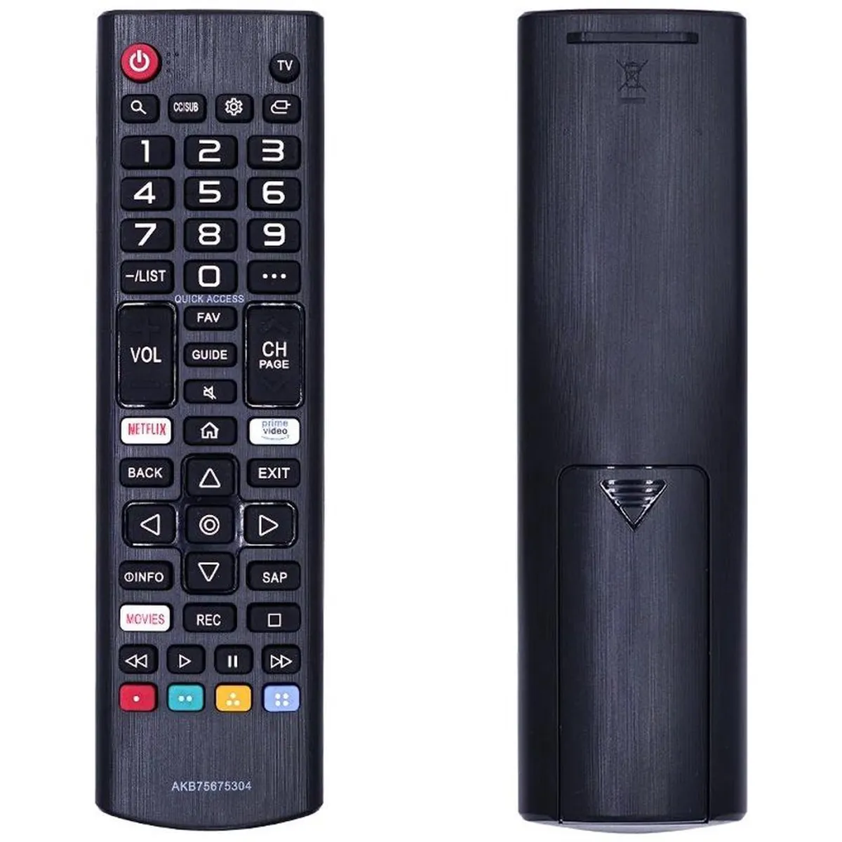 GENERICO - CONTROL UNIVERSAL PARA TV LG, AKB75675304, CUALQUIER TV LG, REPUESTO