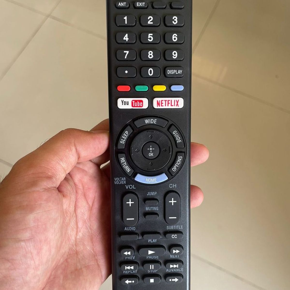 GENERICO - CONTROL REMOTO UNIVERSAL PARA SONY TV, RMT TX300B, SMART TV REPUESTO