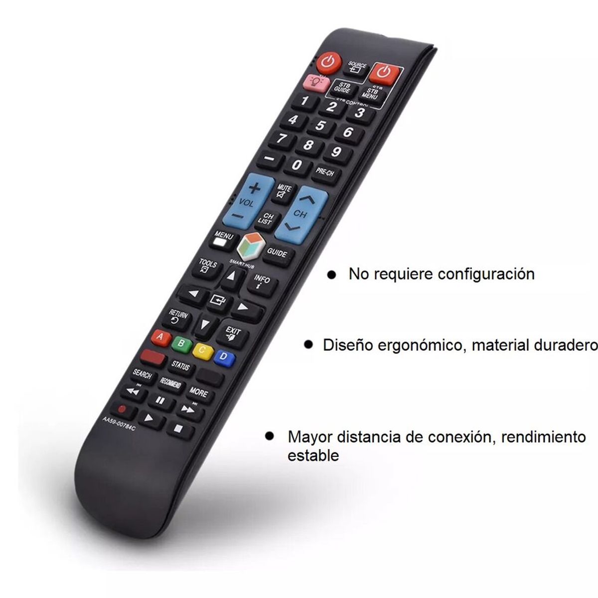 GENERICO - CONTROL UNIVERSAL PARA SAMSUNG TV, AA59-00784C, CUALQUIER TV SAMSUNG