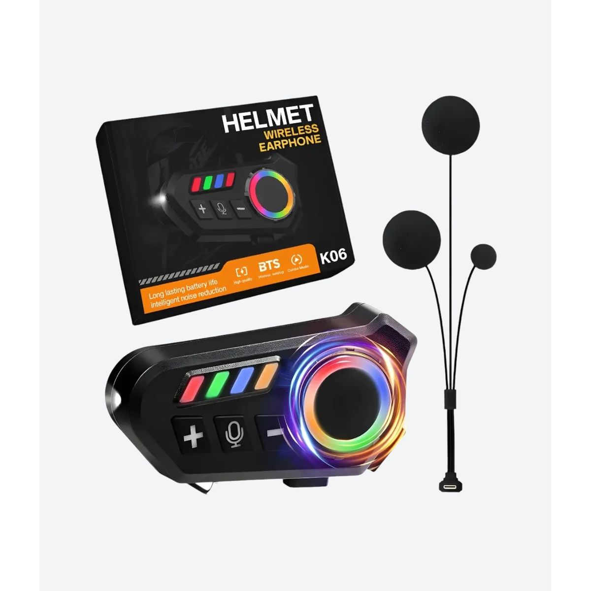 GENERICO - Intercomunicador Helmet K06a Kit