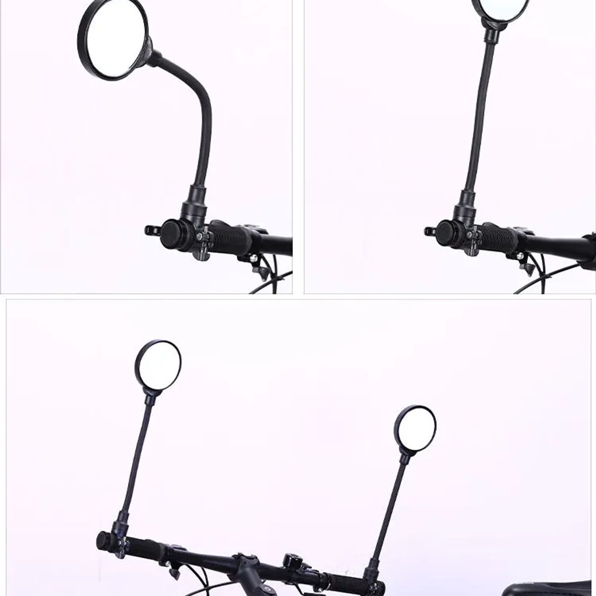 GENERICO - Espejo Retrovisor Largo  para Bicicleta y  Scooter