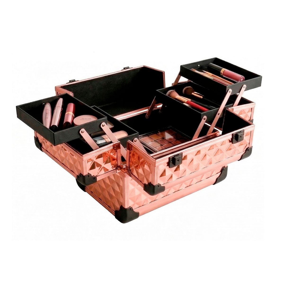 GENERICO - Cofre Neceser Cosmetiquera Profesional Maquillaje Rigida