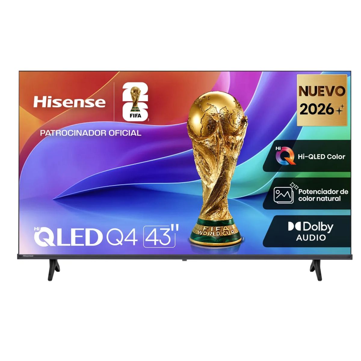 HISENSE - Televisor Hisense 43 Pulgadas QLED Q4SV Smart TV Full HD 43Q4SV