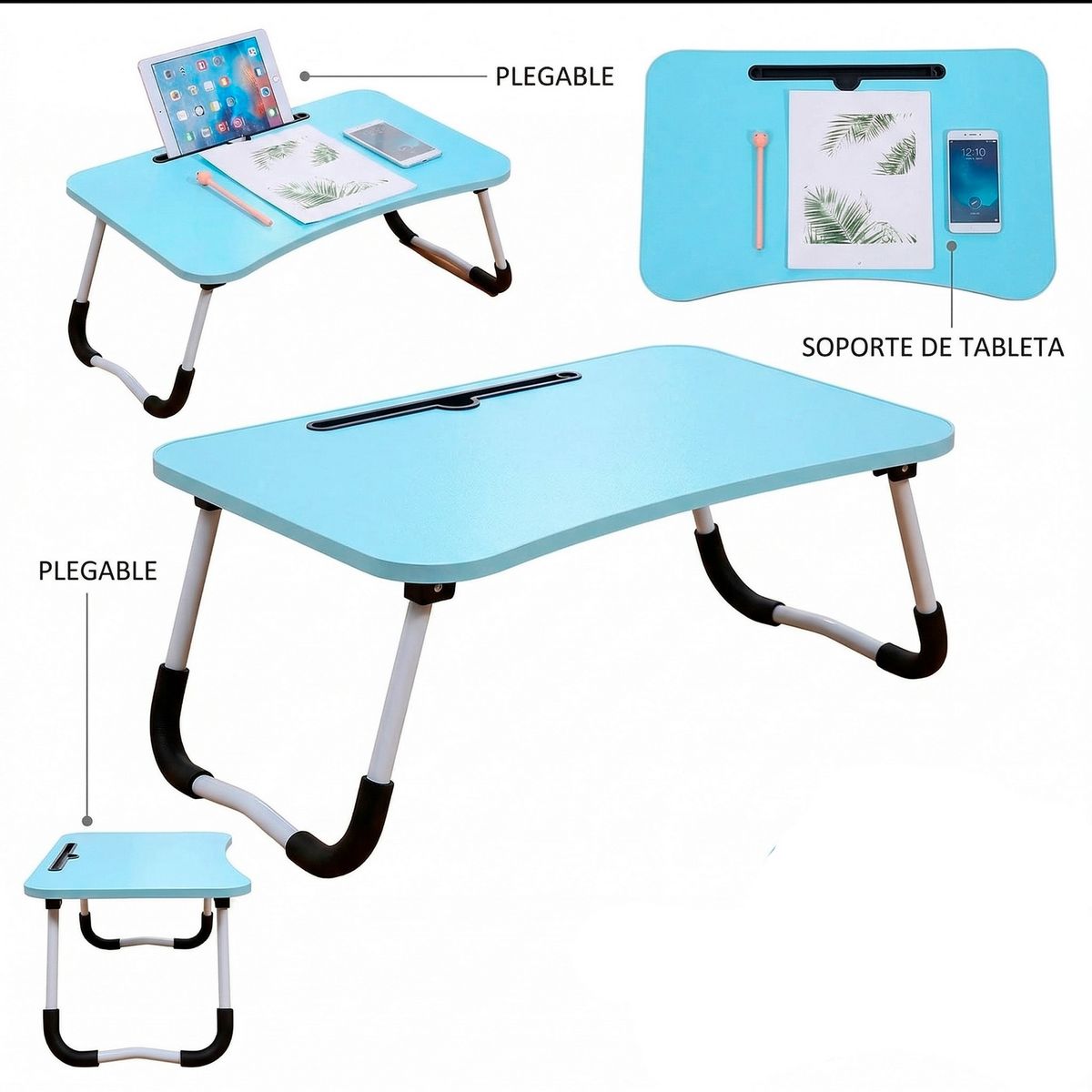 GENERICO - Mesa Plegable Para Cama Portátil Laptop Tablet Desayunador