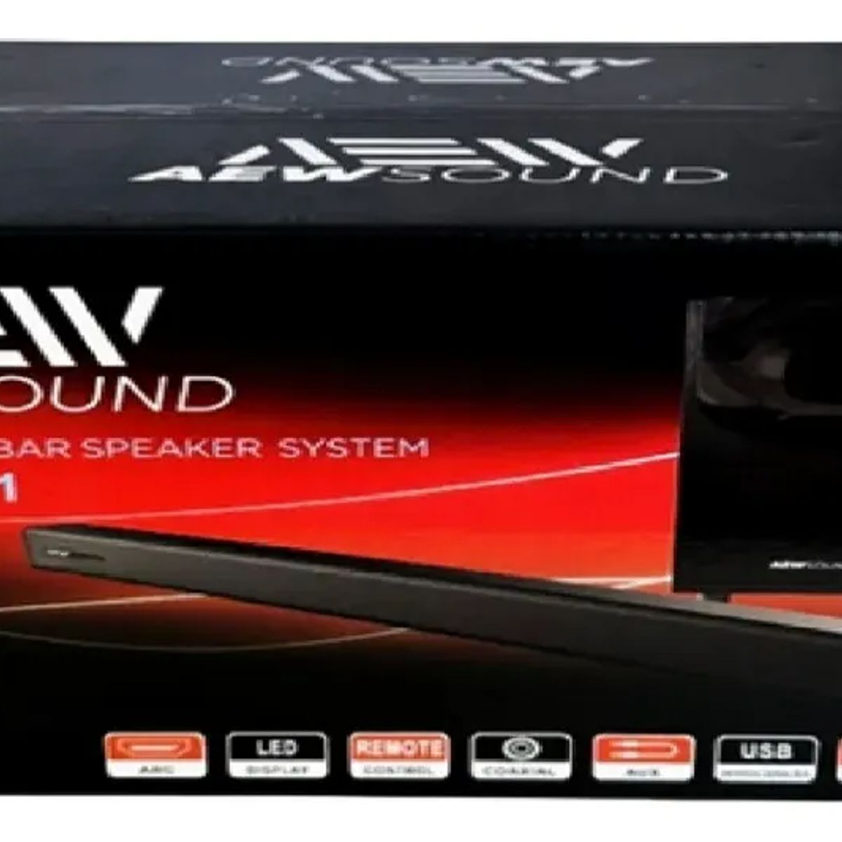 GENERAL TOOLS - Sistema De Sonido Aew-501 Teatro En Casa Con Subwoofer Negro
