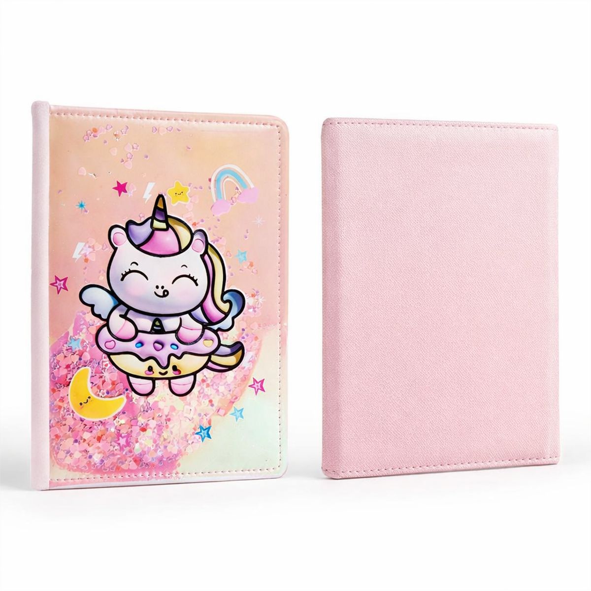 GENERICO - Libreta Agenda Diario Infantil Felpa Unicornio