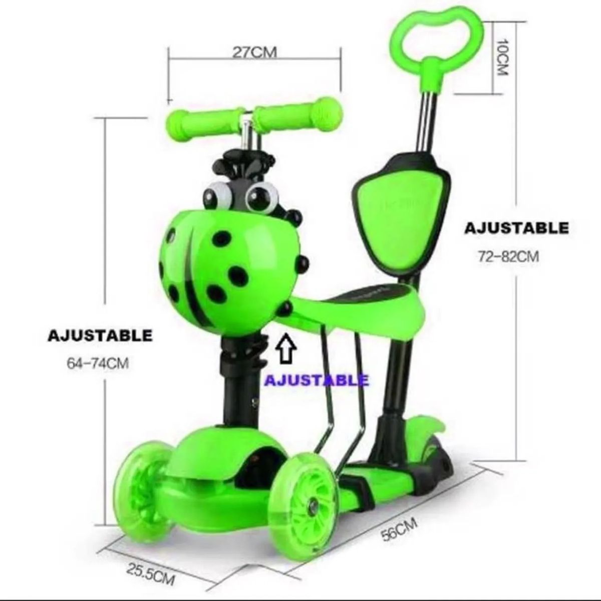 SHADOW - Patineta Scooter 5 en 1 / SCOOTER / PATINETA