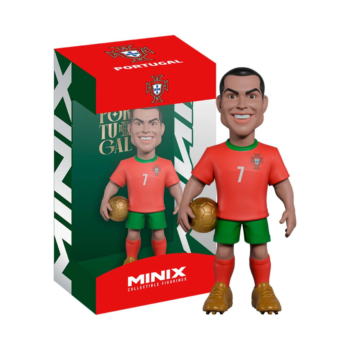MINIX - Figura Coleccionable Minix Cristiano Ronaldo Portugal 12Cm World Cup