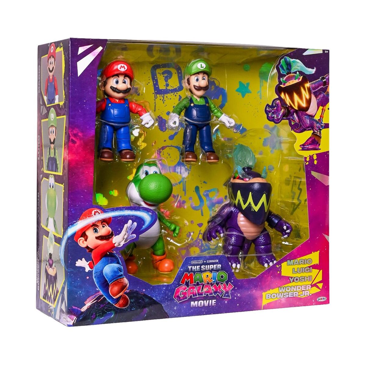 NINTENDO - Set de Figuras Mario Bros 4 Piezas 5