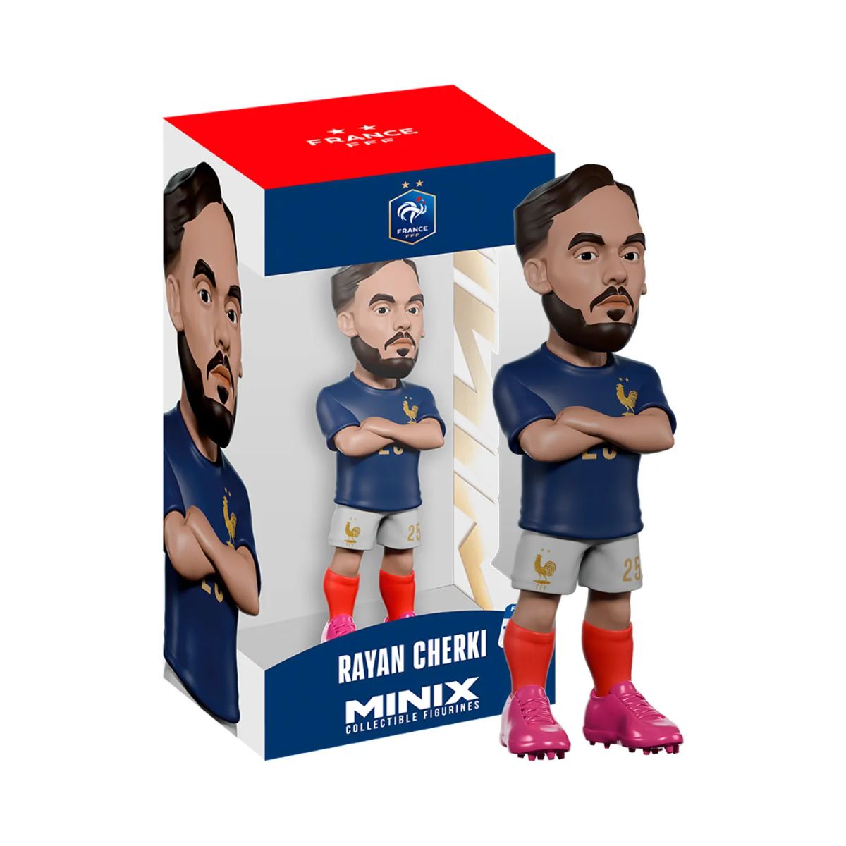 MINIX - Figura Coleccionable Minix Rayan Cherki France 12Cm World Cup