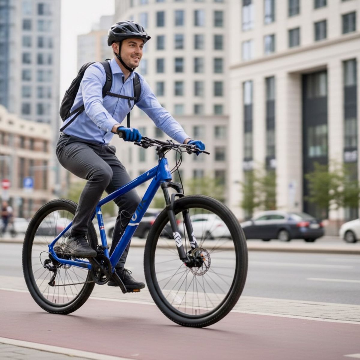 RUNBIKE - Bicicleta Mountain Bike Ünik Top MTB Rin 29 Frenos Disco Aluminio Adultos Azul