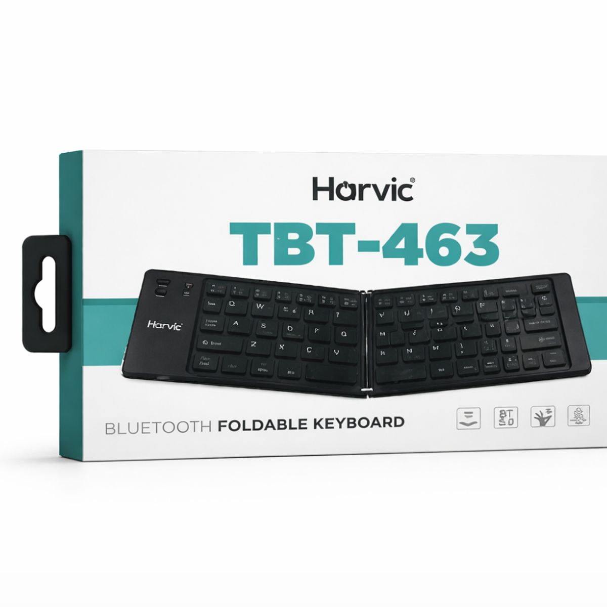 GENERICO - Teclado Plegable Bluetooth Mini Teclado Inalámbrico