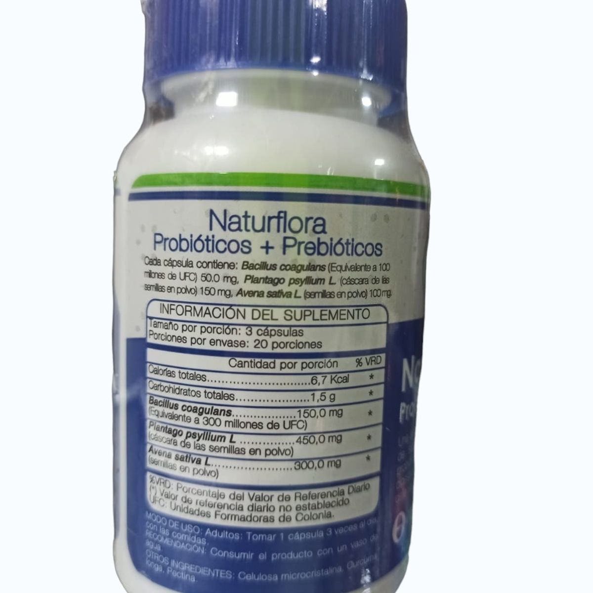 NATURFAR - Naturflora 60cap probioticos