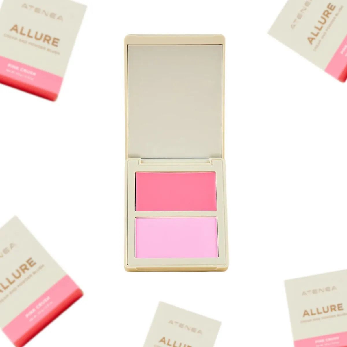 ATENEA - Rubor En Dúo Allure Crema Y Polvo Compacto De Atenea