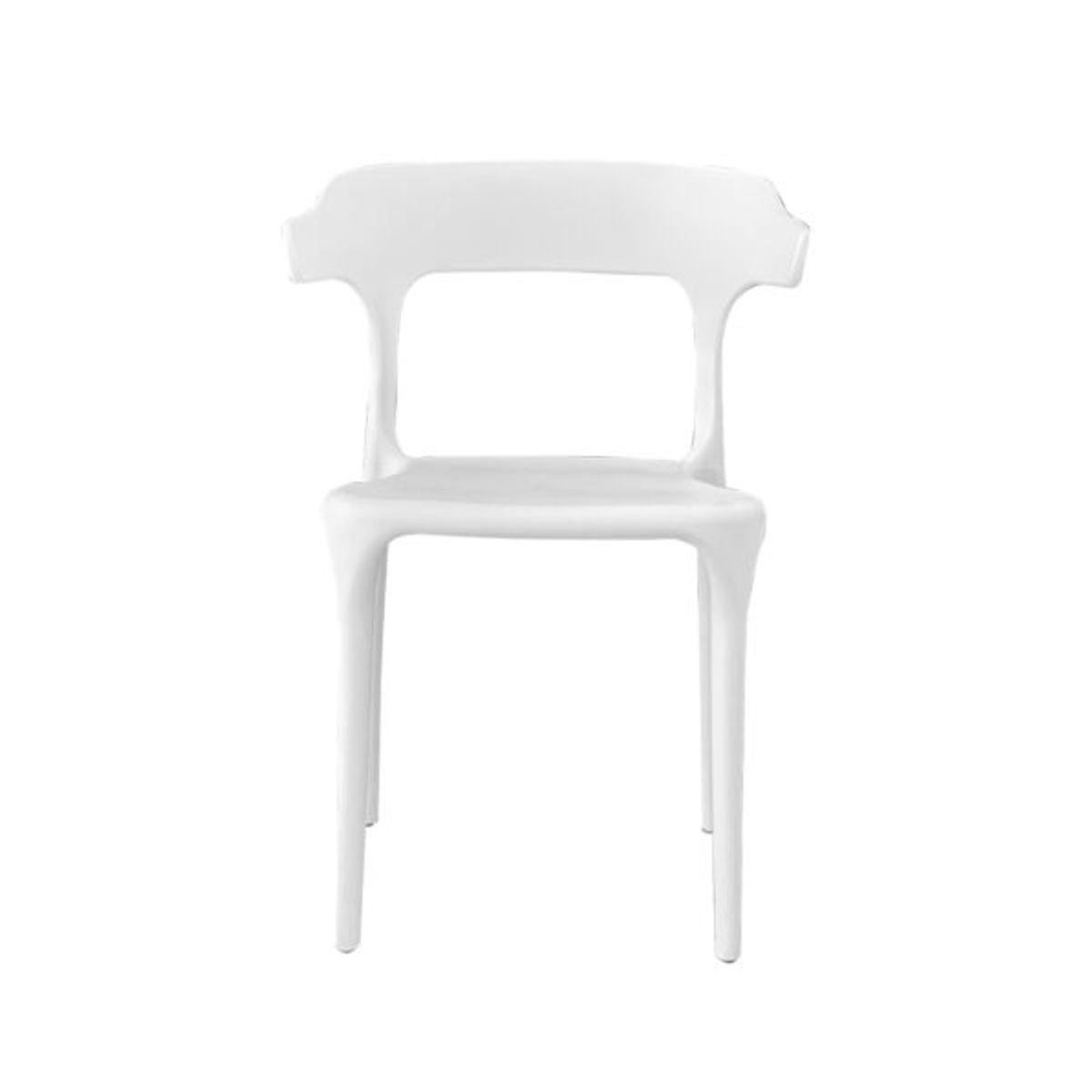 GENERICO - Silla Moderna De Plástico Apilable Para Comedor Y Exterior