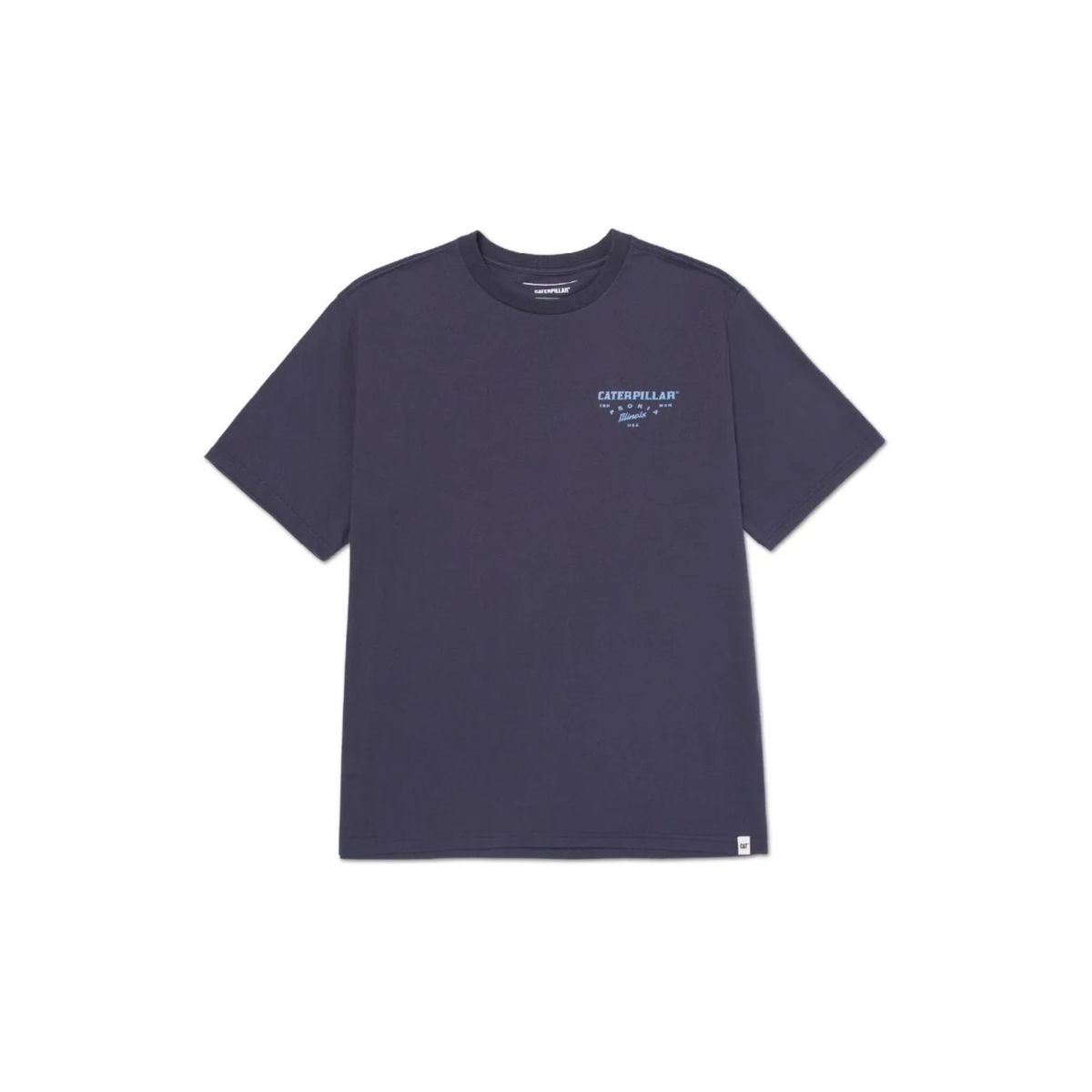 CAT - Camiseta CAT Hombre HERITAGE PEORIA GRAP Azul CAT
