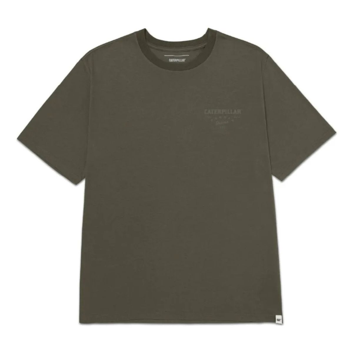 CAT - Camiseta CAT Hombre HERITAGE GRAPHIC TEE Verde CAT
