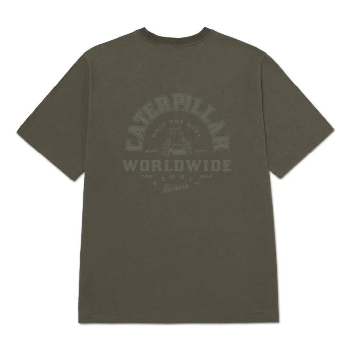 CAT - Camiseta CAT Hombre HERITAGE GRAPHIC TEE Verde CAT