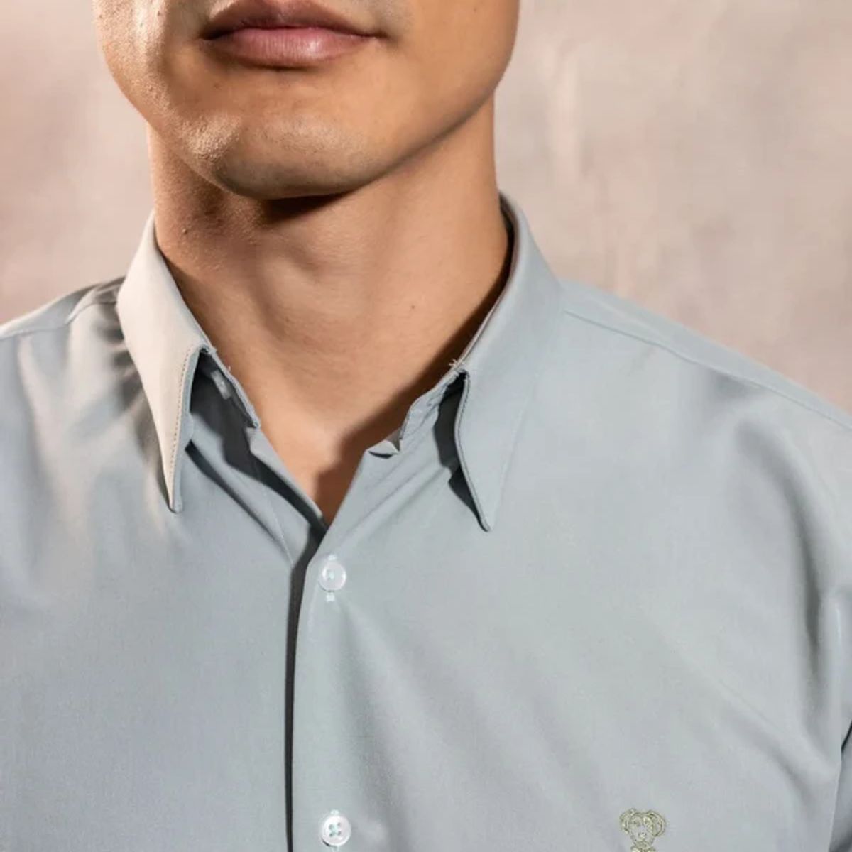 DANTE - Camisa Performance Antiarrugas Verde Sage