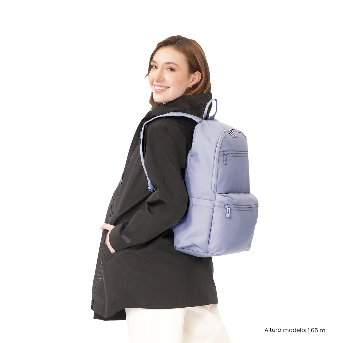 TOTTO - Morral Mochila Drago Porta Pc 15'' Para Mujer Morado Totto