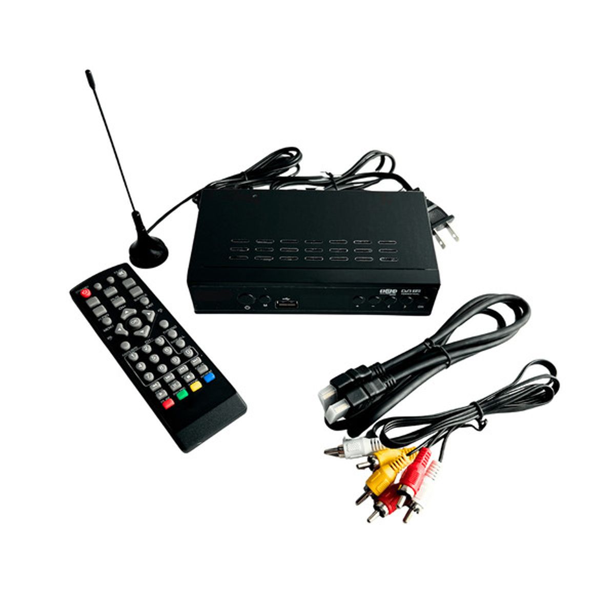 COMPRALOENCASA COM - Decodificador TDT DVB-T2 Full HD 1080p Receptor TV Digital Terrestre