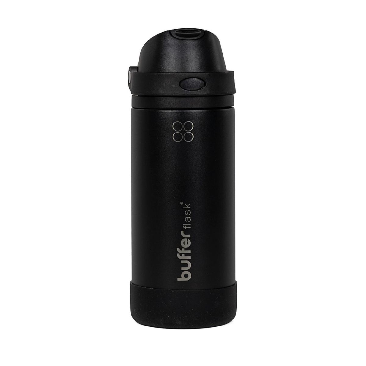 BUFFER FLASK - Termo Botella Buffer 550 ml Tapa 2 en 1 Triple Aislamiento - Negro