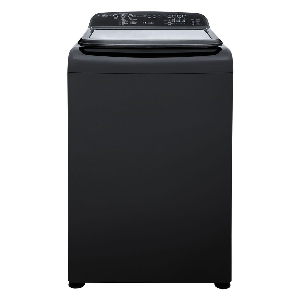 HACEB - Lavadora HACEB 14 Kilos Carga Superior Digital Negra
