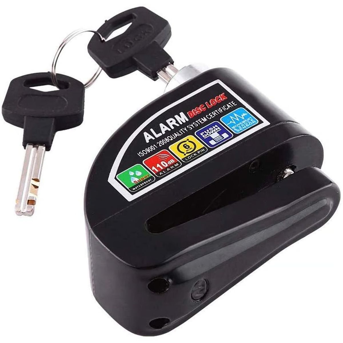 SHAD - Candado Moto Alarma Freno De Disco  Candando