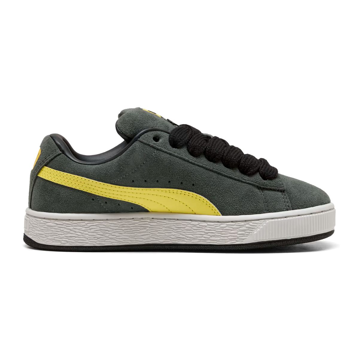 PUMA - TENIS PUMA GRIS JUNIOR SUEDE XL JR  P12