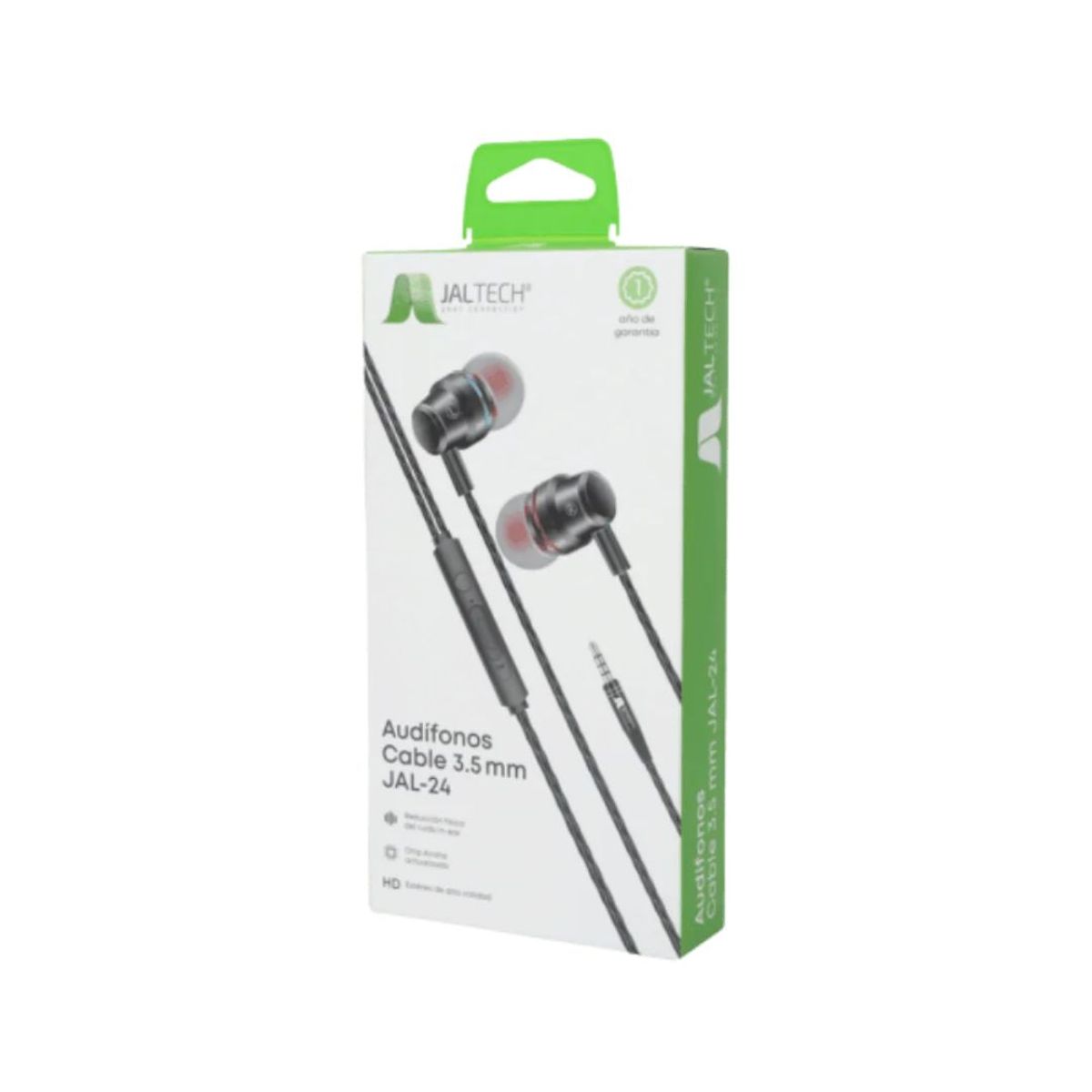 JALTECH - Audífonos Cable 3.5mm Jal-24 30610