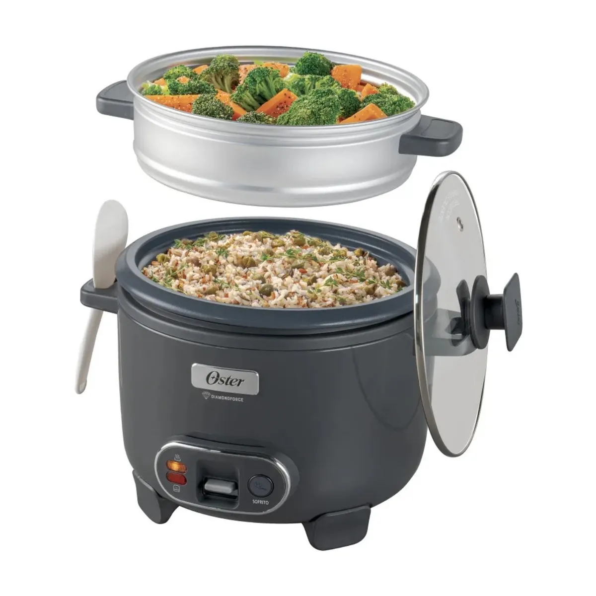 OSTER - Olla Arrocera Antiadherente 3En1 10 Tazas Oster