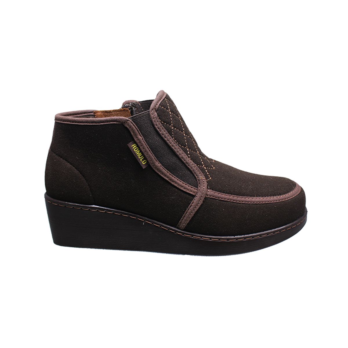 ROMULO - Botín Textil Café Romulo Para Mujer