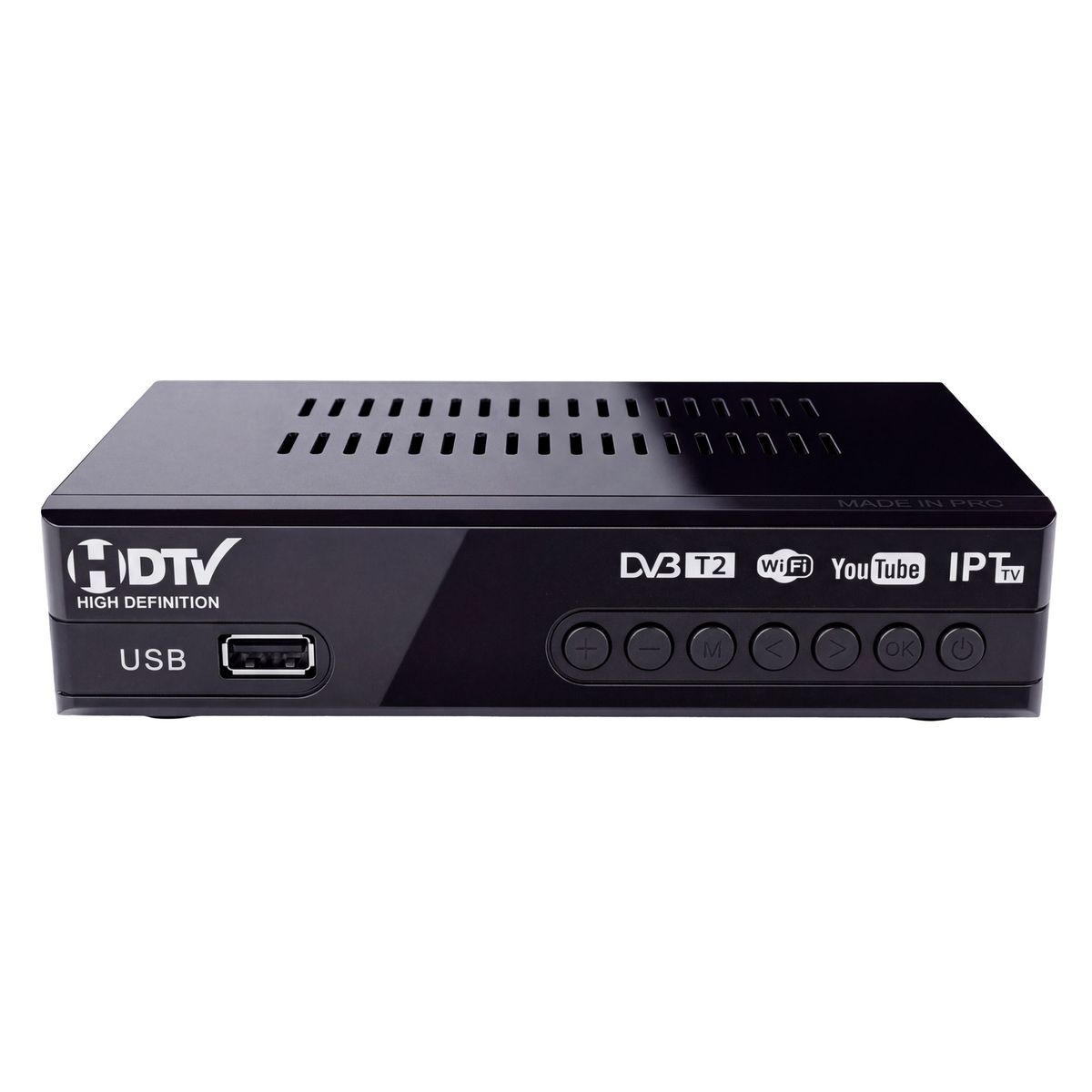 GENERICO - Decodificador Tdt Dvb-t2 Wifi Youtube Iptv Hd Antena Full Hd