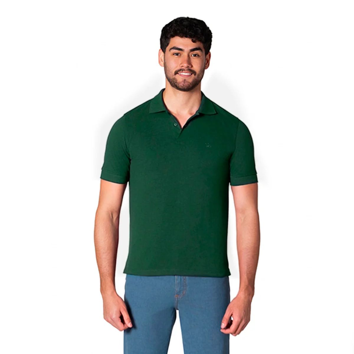 LEC LEE - Camiseta Polo 303 Hombre Lec Lee - Verde Oscuro Verde oscuroXL