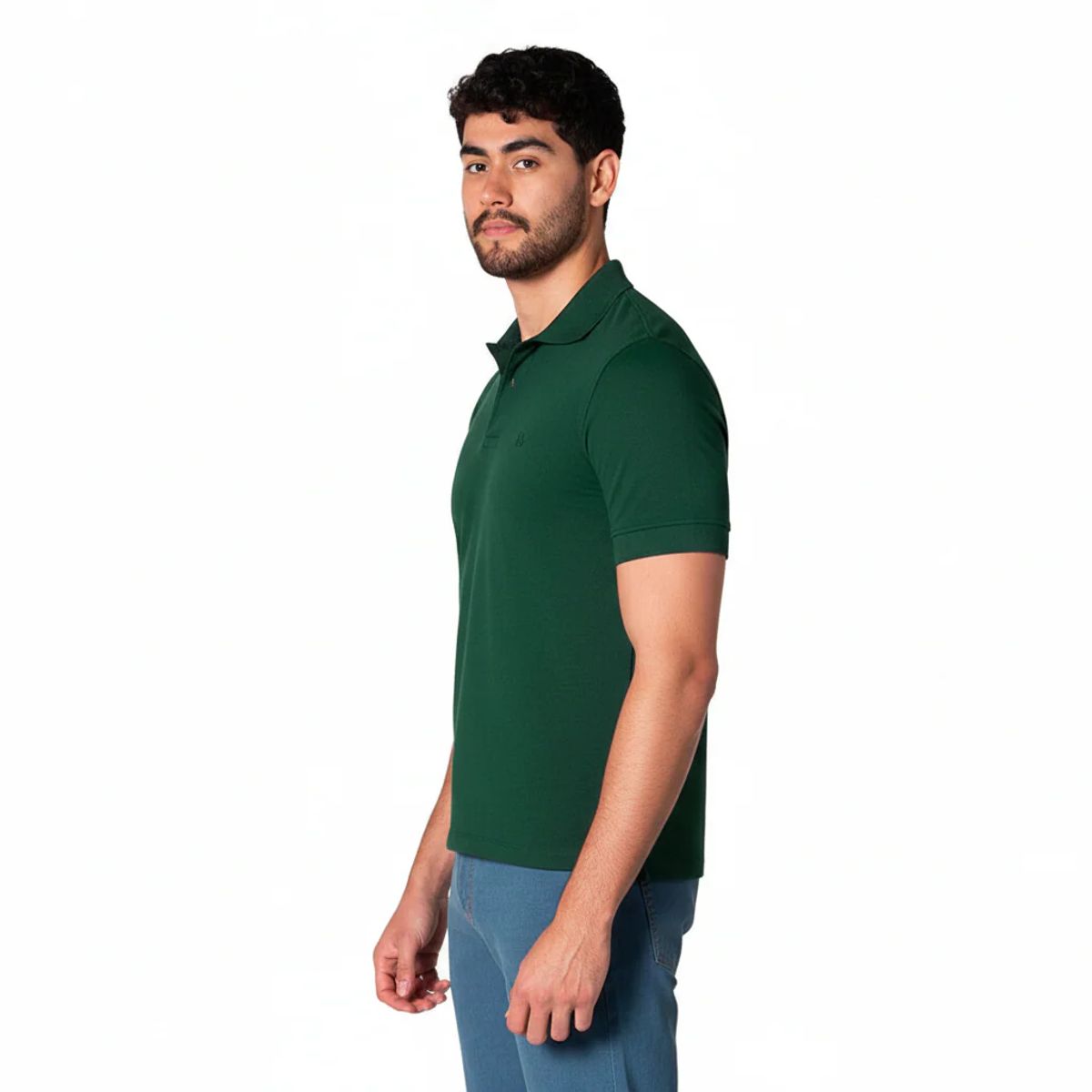 LEC LEE - Camiseta Polo 303 Hombre Lec Lee - Verde Oscuro Verde oscuroXL