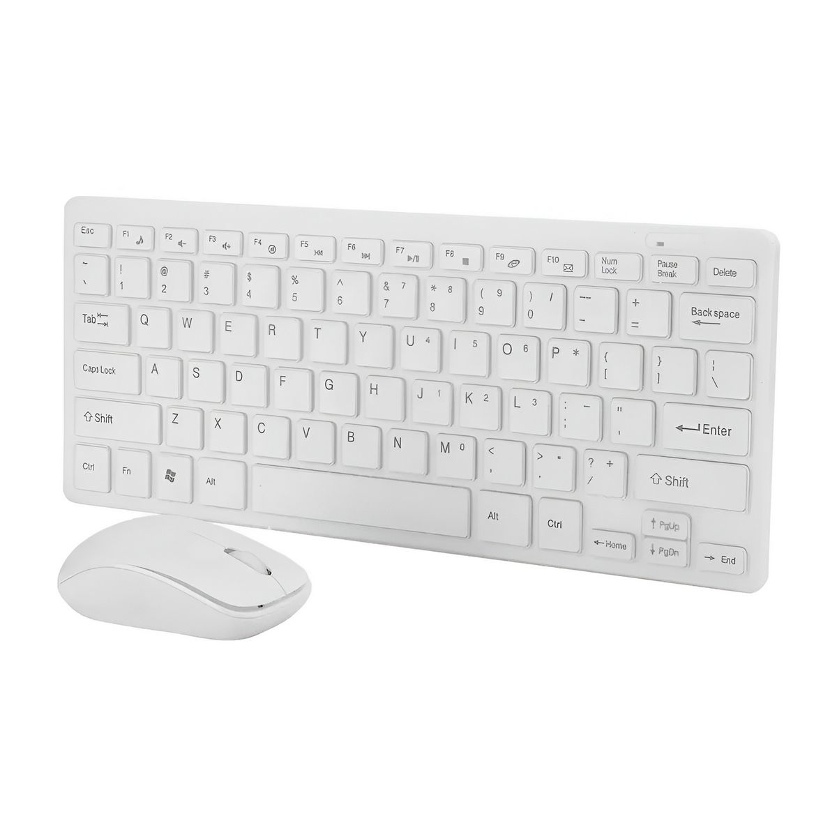 GENERICO - Combo Mini Teclado Y Mouse Inalambrico Ultra Slim Pc Laptop