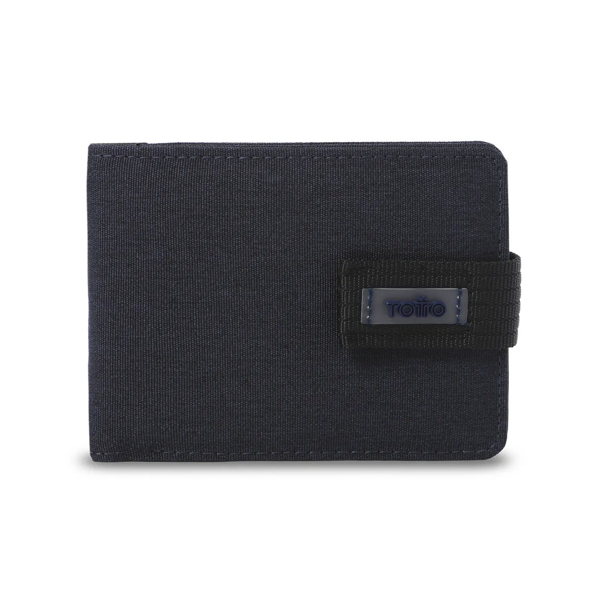 TOTTO - Billetera Con Rfid Gobi Para Hombre Azul Totto
