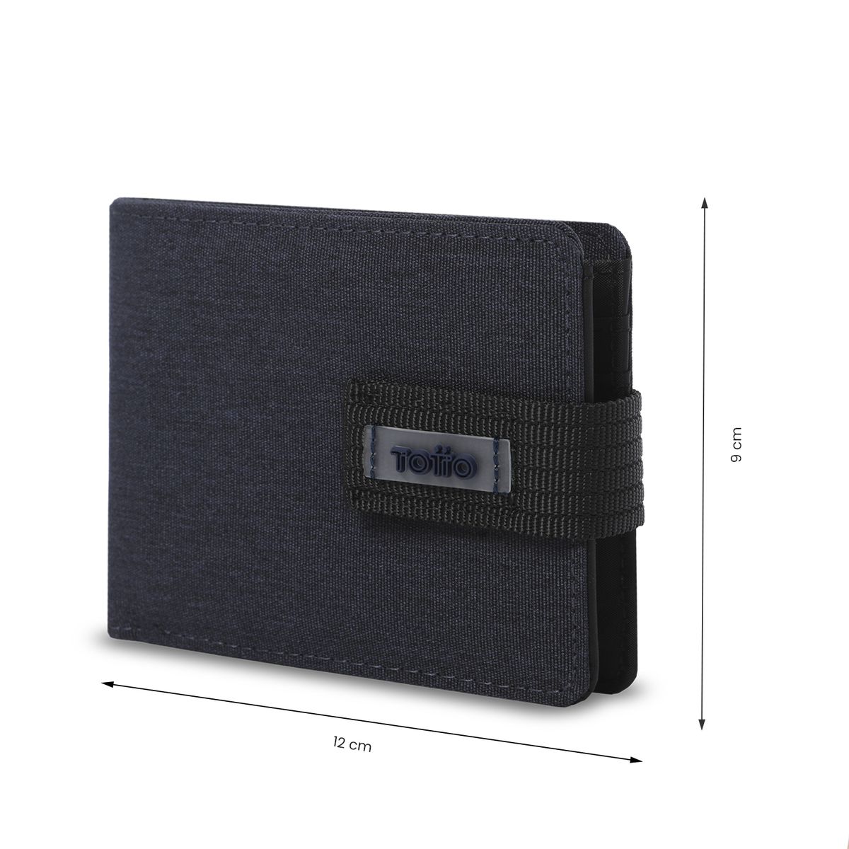 TOTTO - Billetera Con Rfid Gobi Para Hombre Azul Totto
