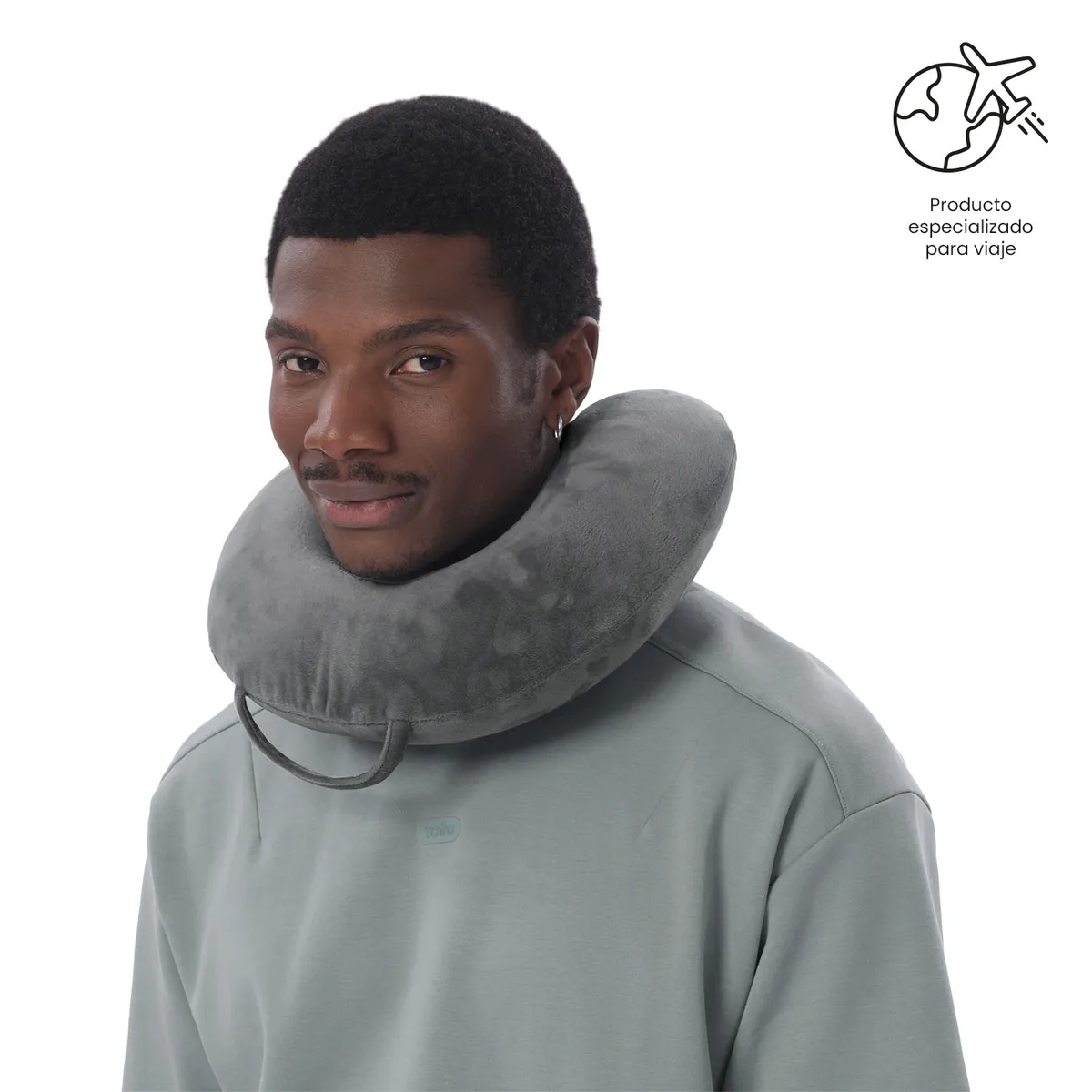 TOTTO - Almohada Memory Foam Jet Pillow Gris Para Hombre Totto