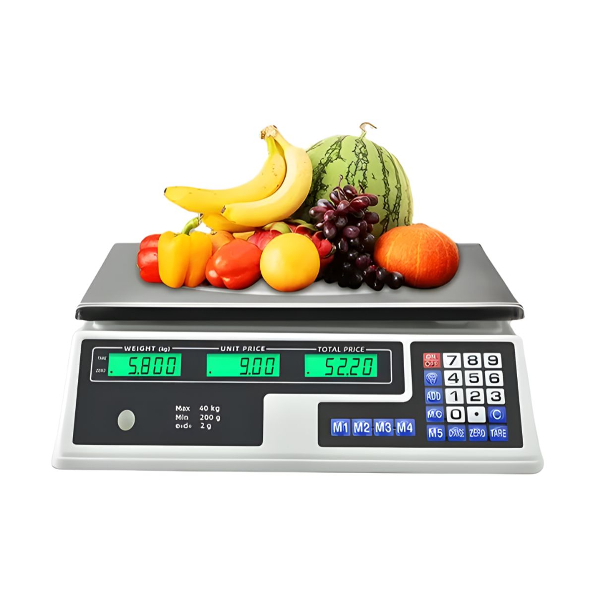 GENERICO - Balanza Digital Para Negocio Multiusos 40Kg