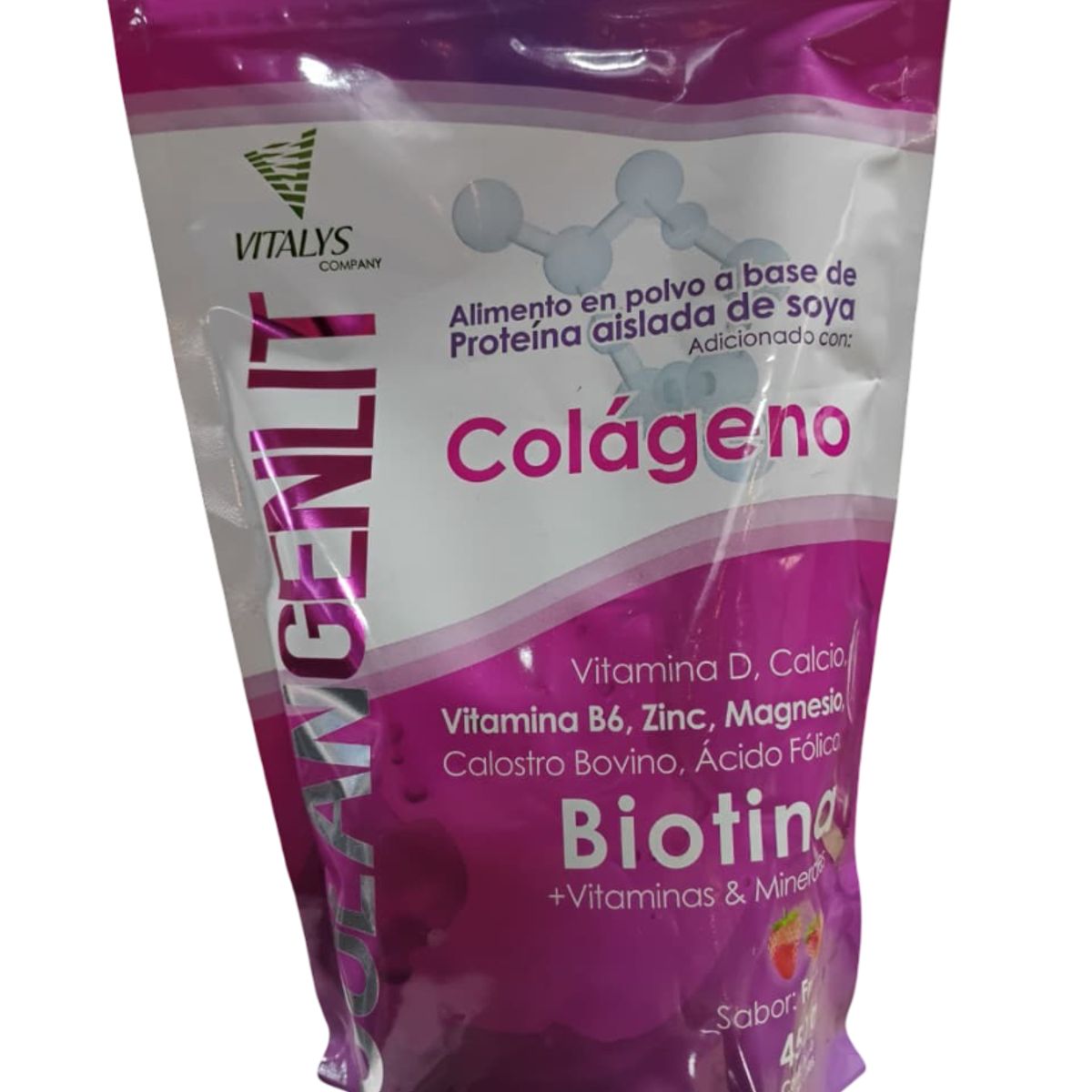 GENERICO - Colageno hidrolizado biotina magnesio calostro acido folico 450gr