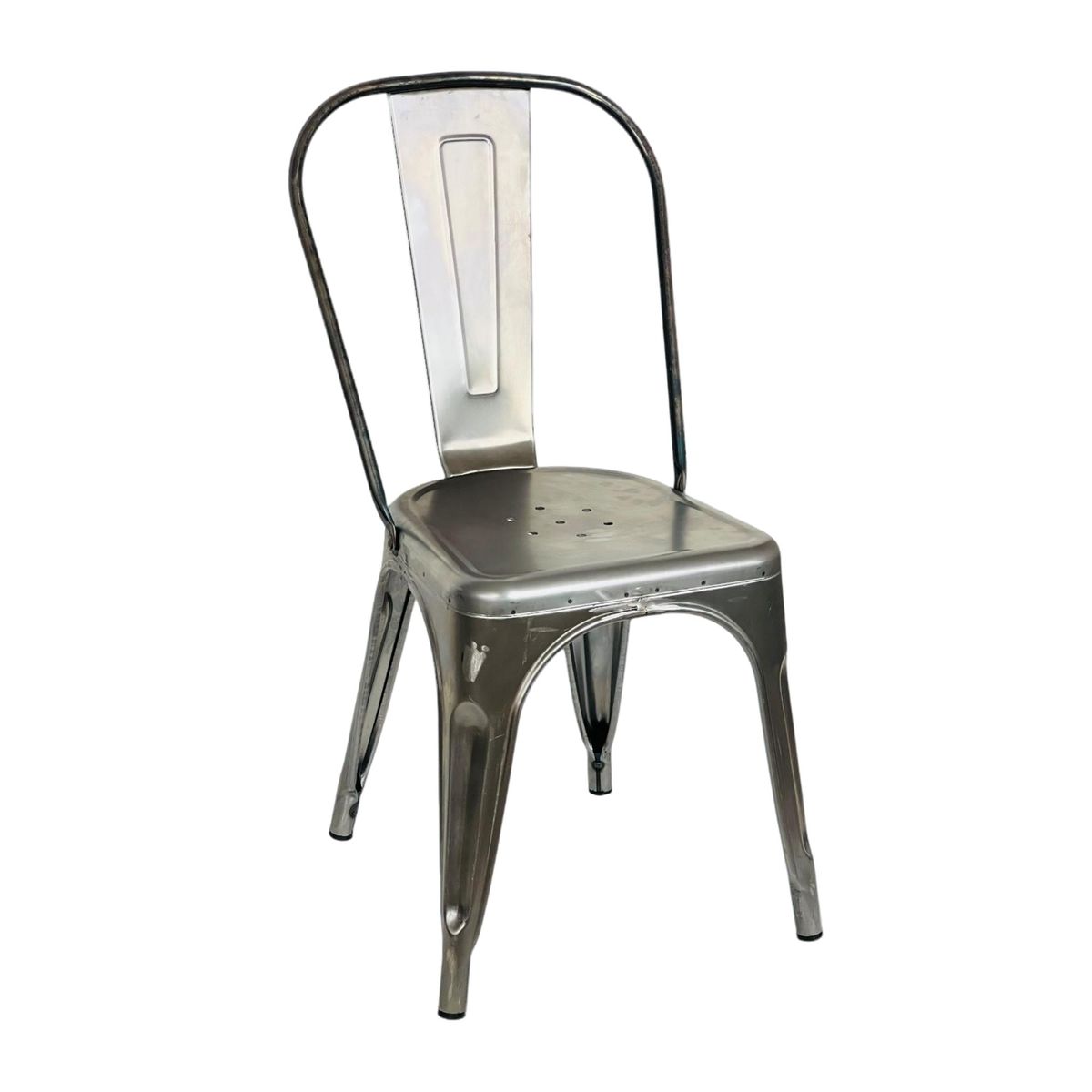 DISTRIONLINE - Silla Metálica Industrial Tolix Raw Sin Pintar