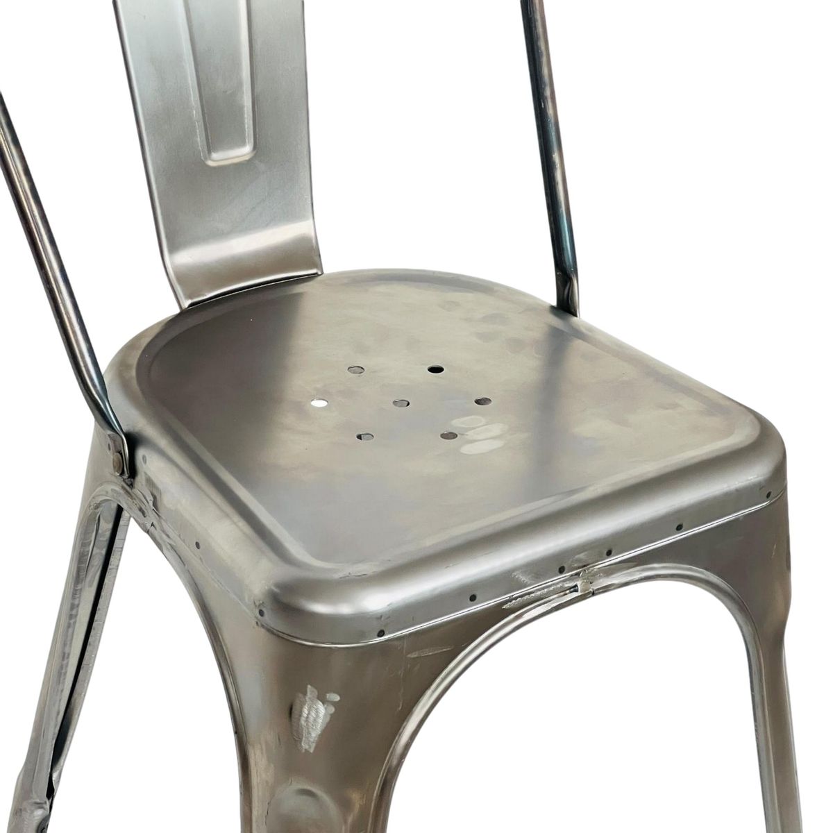 DISTRIONLINE - Silla Metálica Industrial Tolix Raw Sin Pintar