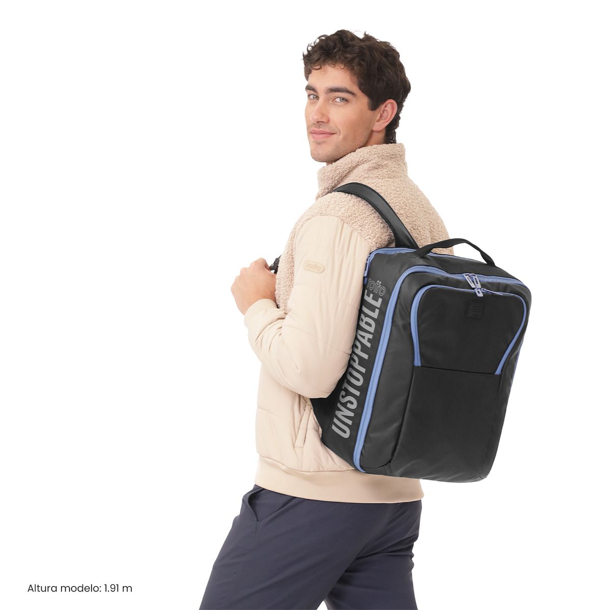 TOTTO - Maleta De Mano Morral Trama Mochila De Viaje Cabina Totto