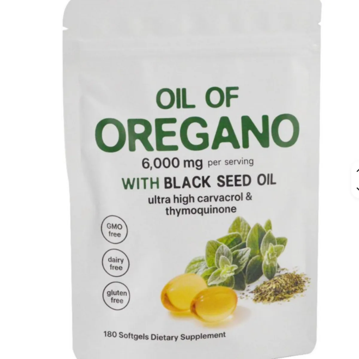 GENERICO - Extracto Aceite Oregano 180 capsulas