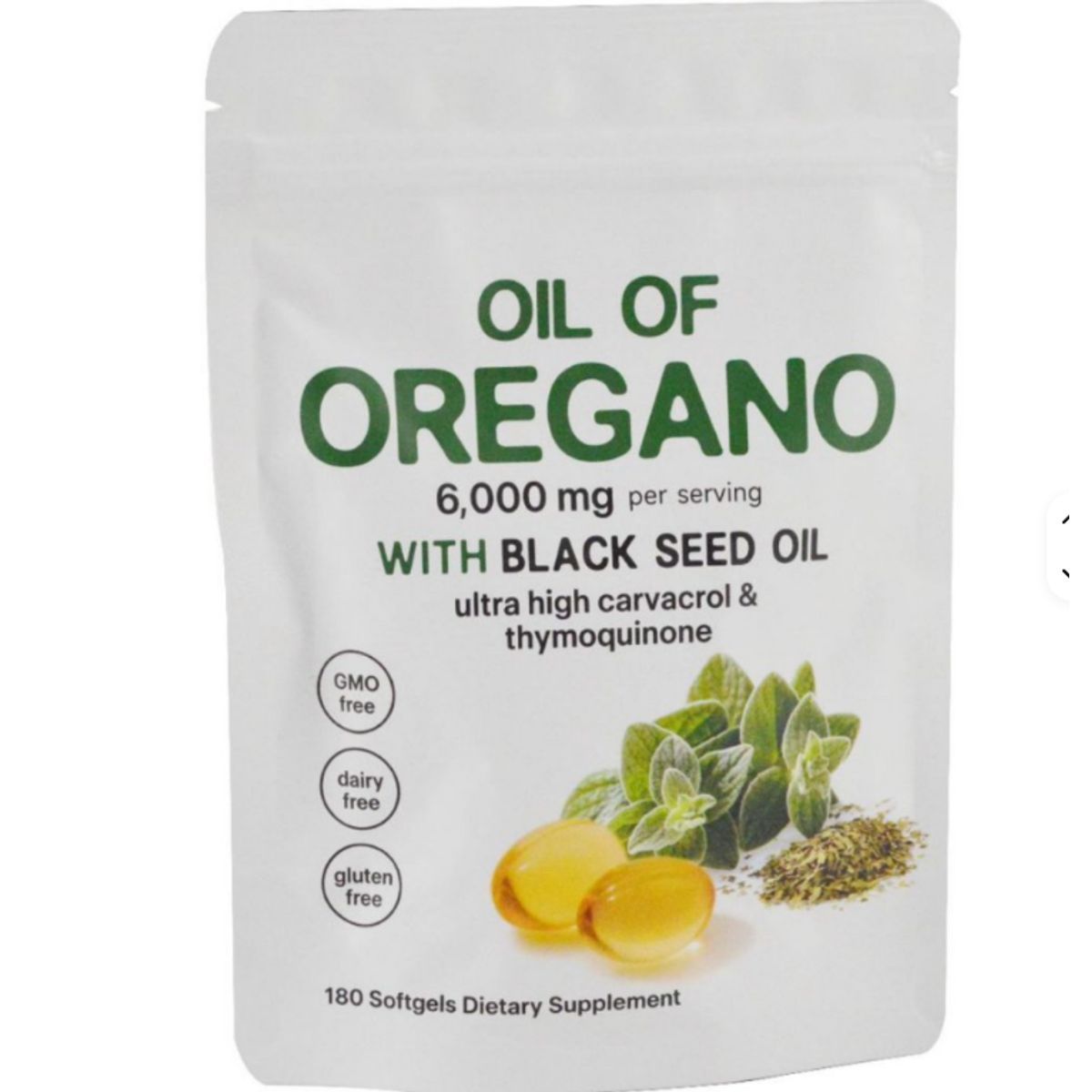 GENERICO - Extracto Aceite Oregano 180 capsulas